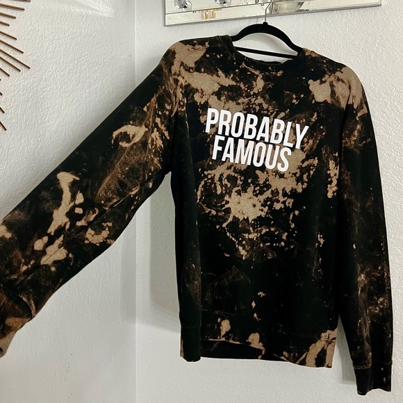 One of a Kind Splatter Tye Dye with black base size Medium - Picture 7 of 11